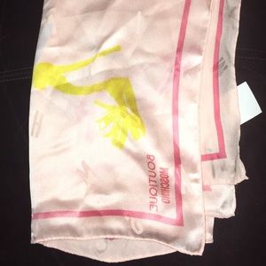 Moschino silk head scarf